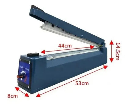 Selladora De Impulso Manual Spica 40 Cm Para Plástico Azul