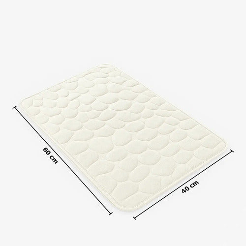 Alfombra Baño Antideslizante Super Absorbente 60x40cm Aleatorio