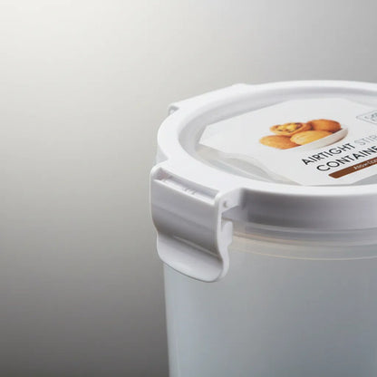 Recipiente Contenedor Hermético Acrílico 1.2l Alimentos Blanco
