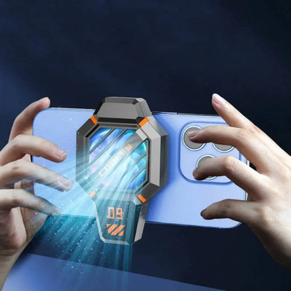 Cooler Enfriador Celulares Gamer Recargable Refrigeracion Negro