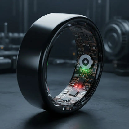 Anillo Inteligente Monitoreo Bluetooth Talla 8 Ios Android Negro 8