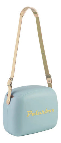 Bolso Termico Estilo Retro Portatil 6 Lts Tapers Incluidos Celeste/amarillo