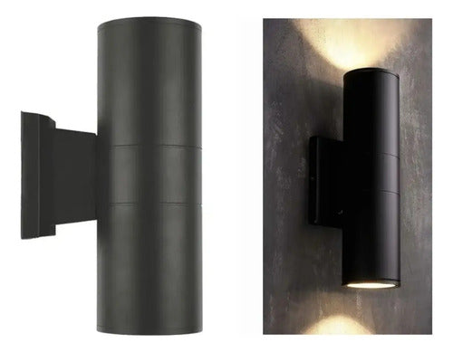 Aplique Pared Exterior Luminaria Lampara Bidireccional Foco