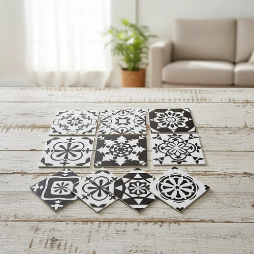 Set Placas Azulejo Adhesivo Vinilo Decorativo Pared Pack X10 Aleatorio