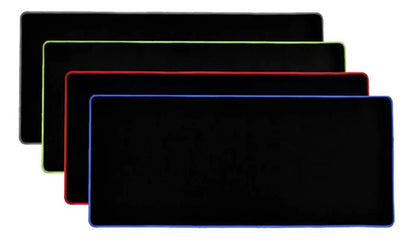 Mousepad Gamer Xl Base Goma Antideslizante Alfombrilla Tela Azul Liso