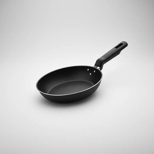 Sarten Aluminio 22cm Loreto Cocina Mango Termico Omeletera Negro