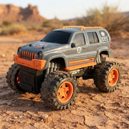 Camioneta 4x4 Todoterreno A Fricción Todoterreno Escala 1:10 Gris