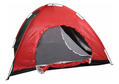 Carpa Iglu Camping 4 A 5 Personas Impermeable Bolso 200x200 Rojo