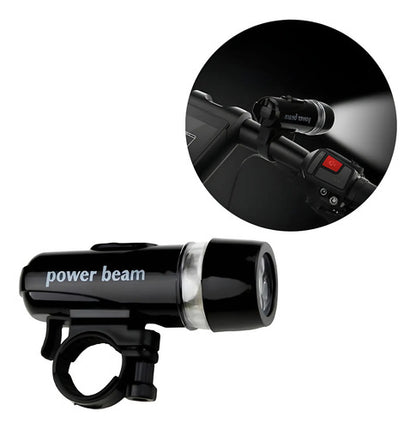 Luz Para Bicicleta Delantera Con 5 Led Bici Impermeable Negro