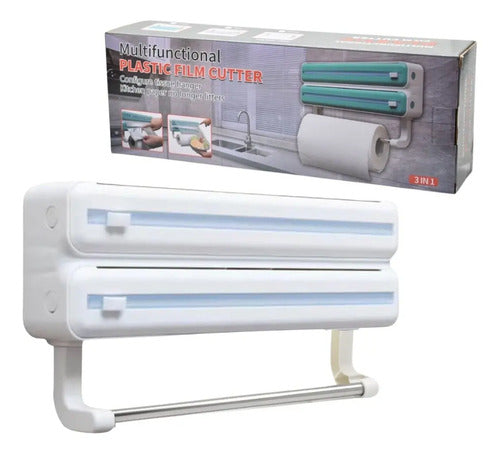 Organizador Porta Rollos Dispensador Papel Aluminio Film Aleatorio