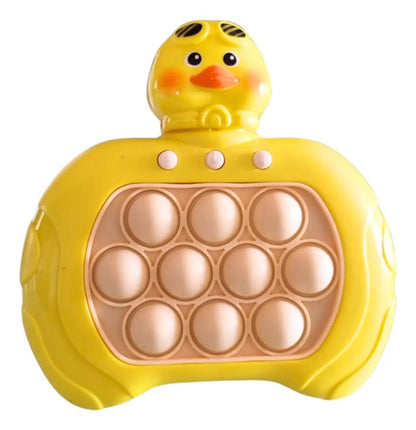 Juego Consola Pop It Pato Electrónica Luz Sonido Infantil Pato Amarillo