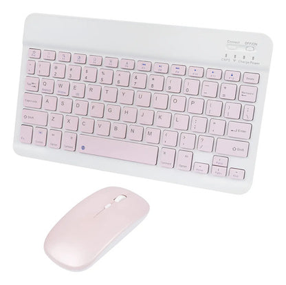 Teclado Y Mouse Inalambrico Bluetooth Recargable Combo