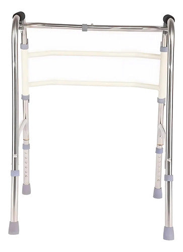 Andador Caminador Ortopedico Regulable Metalico Plegable