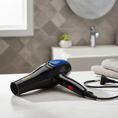 Secador Pelo Profesional 3000w Difusor Boquilla Rojo Y Azul Azul