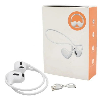 Auriculares Inalambricos Deportivos Manos Libres Bluetooth Blanco