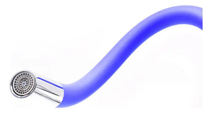 Grifo Monocomando Flexible Cocina Mesada Pared 15cm Azul
