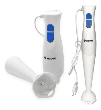 Batidora Licuadora Mano Mixer Multiuso 2 Velocidades Cocina Blanco