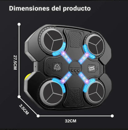 Bolsa De Boxeo Almohadilla Con Luz Y Musica Aleatorio