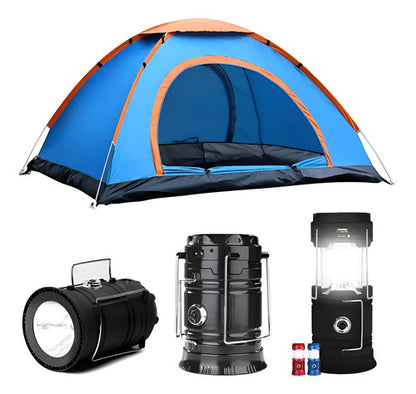 Carpa Camping 6 Personas Iglu Mosquitero 2x2.5m + Foco Solar Aleatorio