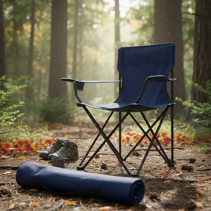 Silla Plegable Camping Jardin Playa Apoyabrazos Portavaso