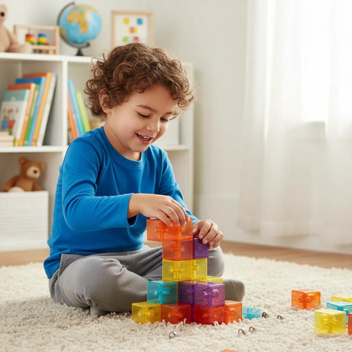 Bloques Magnéticos Tipo Tetris 6 Piezas Didácticos Infantil 6