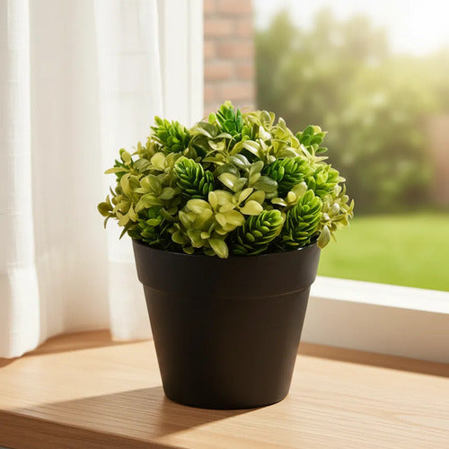 Maceta Planta Artificial Decorativa 15x6cm Diseño Surtido Aleatorio
