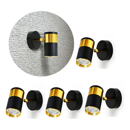 Set X4 Foco Pared Aplique Exterior Lampara Luminaria