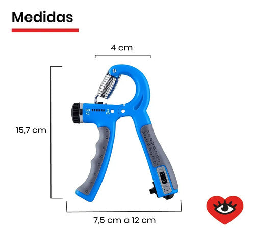 Hand Grip X2 Unidades Ejercitador Agarre Antebrazo Mano Veoquiero Variado X2