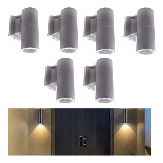 Set X6 Foco Pared Aplique Exterior Lampara Unidireccional