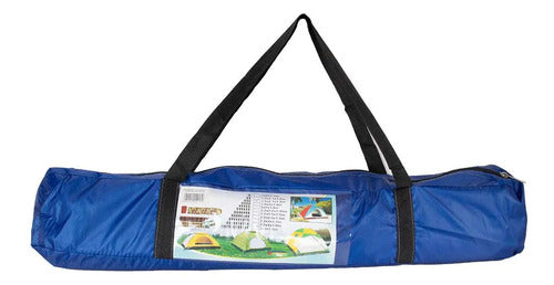 Carpa Iglu Camping Impermeable 2 Personas Bolso 2.1x1.5 M Azul