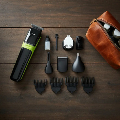 Maquina De Cortar Pelo Hombre Inalambrica Cortapelo Negro