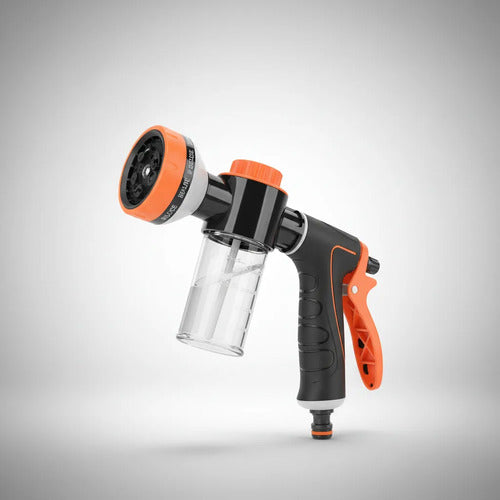 Rociador Riego Manguera Lavado Auto Pistola Espuma 10 Modos