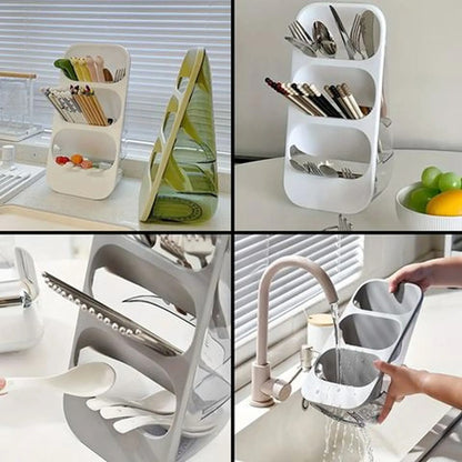 Organizador Cubiertos Utensilios Cocina De Plastico Aleatorio
