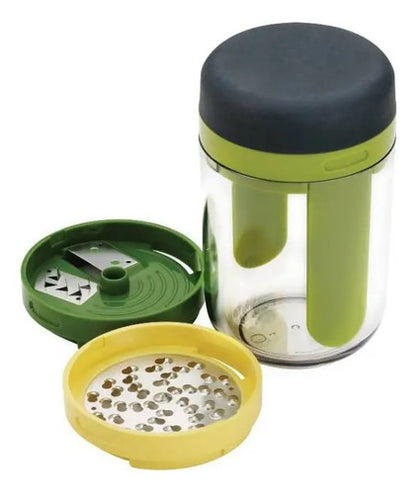 Rallador Cortador Manual Espiral De Verduras Frutas Queso Varios