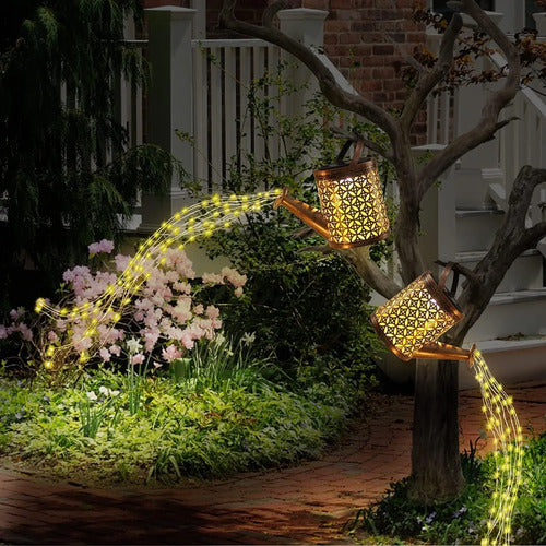 Adorno De Regadera Decorativa Jardin Exterior Solar Varios