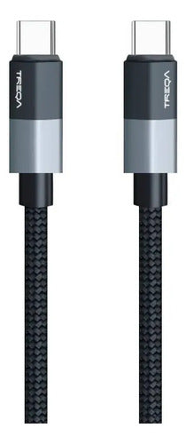 Cable Datos Tipo C A Tipo C Carga Rapida Reforzado Nylon 1 Gris
