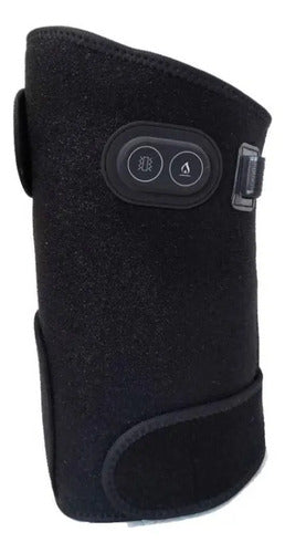 Masajeador Termico Hombrera Rodilla Calor Vibracion Usb Negro