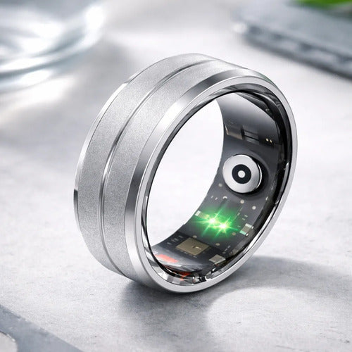 Anillo Inteligente Monitoreo Sueño Talle 8 Ios Android Plateado 8