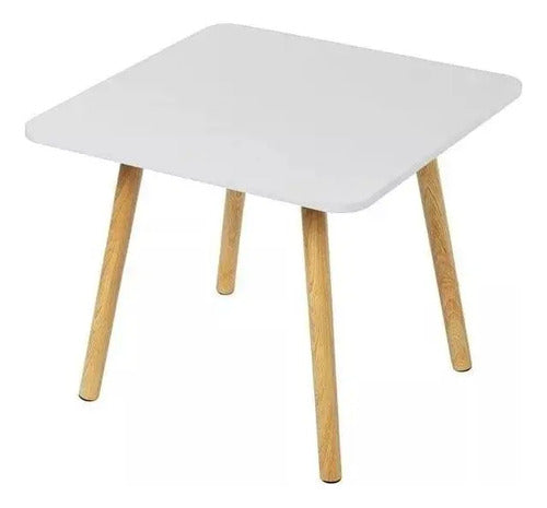 Mesa Minimalista Centro Living Madera Ratona