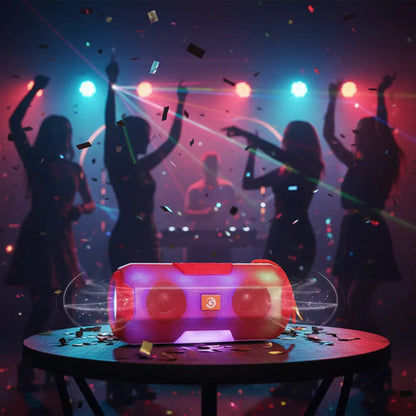 Parlante Inalambrico Bluetooth Ios Android Luces Rgb 4 Horas Aleatorio