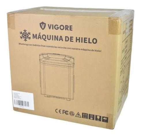 Maquina Electrica Hacer Hielo Cubitos Fabricadora 220v 110w Gris