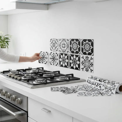 Set Placas Azulejo Adhesivo Vinilo Decorativo Pared Pack X10 Aleatorio