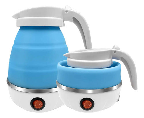 Jarra Electrica Plegable De Silicona 600ml 600w Caldera Aleatorio