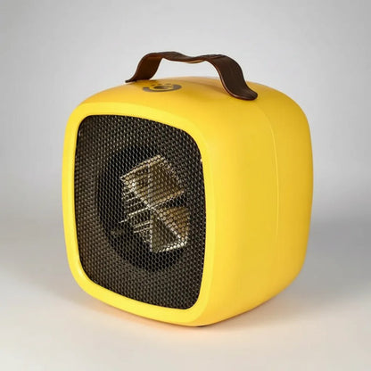 Calefactor Caloventor Electrico Ceramico Portatil Compacto Amarillo