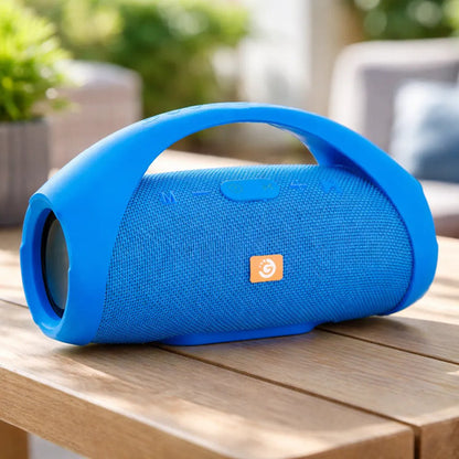 Parlante Inalambrico Bluetooth Ios Android Manija Radio 10w Azul