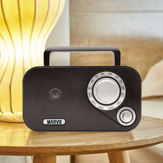 Radio Portatil Electrica Fm Am Color Negro