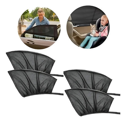 Parasol Para Auto Cortina Para Ventanillas Laterales X4
