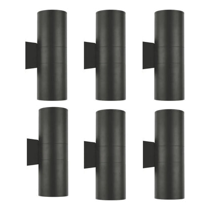 Set X6 Foco Pared Aplique Exterior Lampara Bidireccional