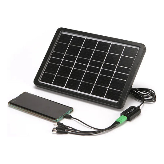 Panel Solar Con Adaptador Multiple Usb