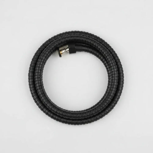 Manguera Ducha Reforzada Baño Acero Pvc Flexible 1.5m Negro